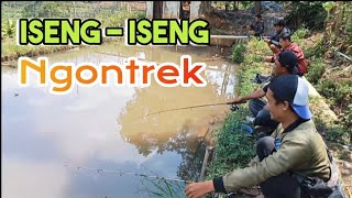 Mancing Ngontrek 25 K Yang Penting Hepi Well ‼️ [upl. by Enalahs]