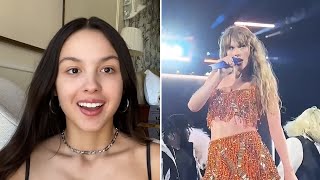 Olivia Rodrigo REACTS to Taylor Swift’s Eras Tour After Ignoring Her For 2 Years [upl. by Melmon]