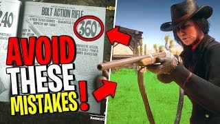 9 Common Mistakes New Players Make  Red Dead Online  Tips and Tricks [upl. by Adnarem]