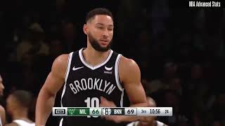 Ben Simmons 2 pts 15 reb 4 ast vs Milwaukee Bucks  20231106 [upl. by Victory]