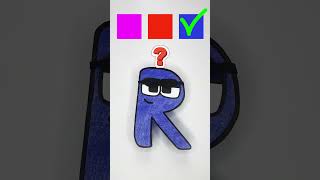 GUESS THE COLOR 🌈 FILIPINO Paper Alphabet Lore shorts alphabetlore [upl. by Zoarah]