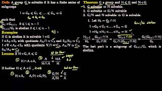 Solvable Group [upl. by Markman546]