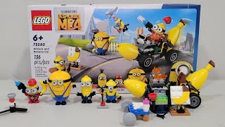 Lego Despicable ME 4 Minions and Banana Car 75580 REVIEW [upl. by Carmela]