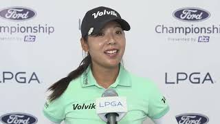 Mi Hyang Lee Saturday Flash Interview 2024 Ford Championship © LPGA Tour [upl. by Daniala479]