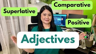 Adjectives  Positive Comparative amp Superlative Degrees [upl. by Eivad]