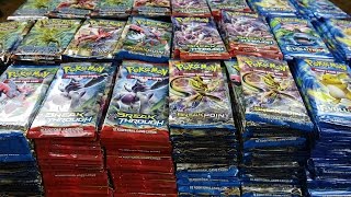 Opening 1000 Pokemon Booster Packs [upl. by Aihsetel]