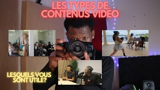 5 Types De Contenus Vidéo [upl. by Silrak]