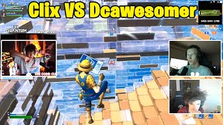 Clix VS Dcawesomer 3v3 TOXIC Fights w Veno MrSavage wtj vet and Okis [upl. by Gereld]