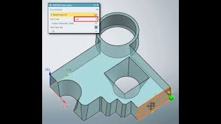 Determine Tool Side Automatically in WEDM in NX CAM [upl. by Odnalref978]