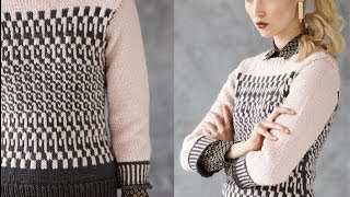 13 Colorwork Pullover Vogue Knitting Holiday 2013 [upl. by Shaine41]