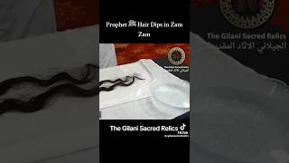 prophet Hair Dip in Zam Zam😘😍 muhammadﷺ hair shorts viralvideo viral [upl. by Niac]