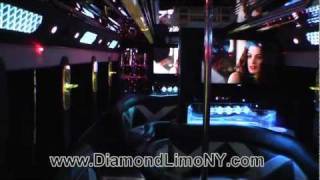 45 Passenger Party Bus  Matrix Edition Diamond Limo NY [upl. by Fellows]