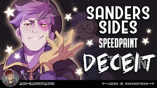 D̸͉̄Ë̶̪́C̶̳̾Ę̴͊Î̸̗T̸͍͝  Sanders Sides Speedpaint [upl. by Calvinna]