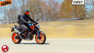 2022 KTM Duke 890 R  First Ride [upl. by Philcox632]