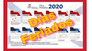 🇩🇴 Los Días Feriados de la República Dominicana 2020 🇩🇴 [upl. by Cristie684]