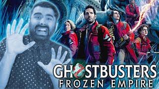 GHOSTBUSTERS FROZEN EMPIRE MOVIE REACTION FIRST TIME WATCHING [upl. by Maiocco]