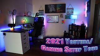 My Ultimate 2021 Youtube Studio amp Gaming Setup Tour [upl. by Tawney]