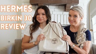 WE GOT A BIRKIN  Hermes Birkin 30 review  mod shots [upl. by Ellette720]