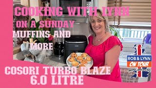 MUFFINS AND MORE With The COSORI TURBO BLAZE 60 LITRE AIR FRYER [upl. by Sudbury]