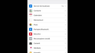 iOS 11  ActivareDezactivare Servicii de localizare [upl. by Enneicul]