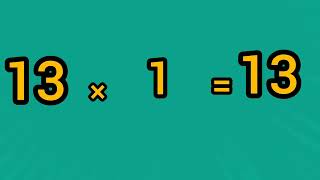 Multiplication table of 13song versionlearning with fun 🤩😻🥳 [upl. by Analihp]