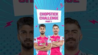 Who knew a chopstick challenge could bring out this much fire 🔥😂JPP Kabaddi RoarForPanthers [upl. by Acilef818]