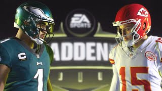 Madden NFL 24  Kansas City Chiefs Vs Philadelphia Eagles Simulation PS5 Updated Rosters [upl. by Kamerman131]