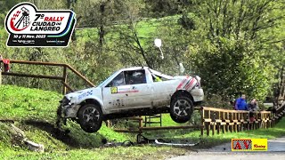 Rally Ciudad de Langreo 2023  Crashes Show amp Action  AVRacing [upl. by Ela]