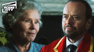 The Queen Meets the Royal Servants  The Crown Imelda Staunton Andrew Havill [upl. by Dympha350]