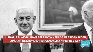 Jurnalis Blakblakan Bertanya Kepada Presiden Biden Apakah Netanyahu Mengendalikan Pilpres AS [upl. by Juliette]