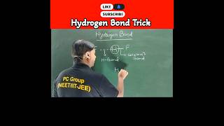 Hydrogen Bonding Trick shorts viralvideo Neet IITJEE [upl. by Ayk]