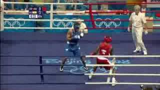 India vs Cuba  Boxing  Middleweight 75KG  Beijing 2008 Summer Olympic Games [upl. by Ednihek]