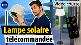 Lampe sur pied solaire télécommandée LED CCT Lunartec PEARLTVFR [upl. by Kehsihba]