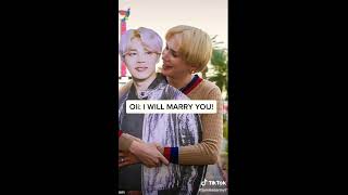 Jimin and Oli London Tiktok i will marry you tiktokread description [upl. by Nel]