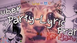 Bakugou amp Kirishima do a Lyric Prank • Slumber Partytodobaku¿kiribaku  by KitKat💥 [upl. by Ennaerb]