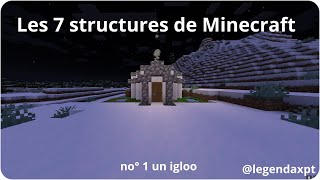 Jour 1 ligloo Minecraft [upl. by Nodrog]