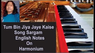 Tum Bin Jiya Jaye Kaise  Song Sargam Played On Harmonium  Michael Silas  Tum Bin  Tony S [upl. by Wendalyn]