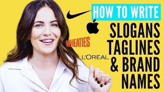 How To Write A Memorable Tagline Slogan or Online Course Name [upl. by Westphal]