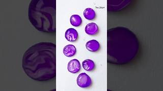 Purple Water Bubbles Mixingsatisfying art [upl. by Drud]