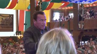 wwwwiesntv  Arnold Schwarzenegger Oktoberfest München [upl. by Samuele]