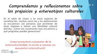 Reconociendo prejuicios y estereotipos culturales DPCC 3° Secundaria [upl. by Murton]