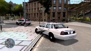 GTA IV LCDoJ RP Clan  138  2 Wanted in Apartment Complex Shooting amp Felony Pursuit [upl. by Noam48]