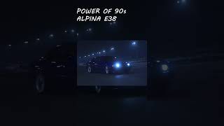 POWER of ALPINA E38 V12 bmw7series alpinaautomobiles alpina [upl. by Elleinnad]