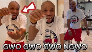 Charles Okocha GWO GWO GWO NGWO Dance Challenge🤣🤣 [upl. by Homere]