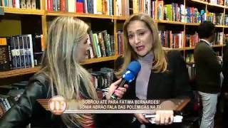 TV Fama Sonia Abrão solta o verbo e compra briga com Britto Jr [upl. by Enytsirhc]