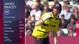 James Bracey 49 runs vs Sussex  T20 Blast  SF 2  SSX vs GLS [upl. by Burnard939]