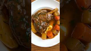 Lamb shank navarin with pomme puree cosyclassics mash potato vegetables lamb stew navarin [upl. by Znarf]