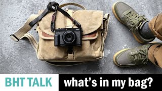 Whats In My Bag Featuring the XE4 and Domke F803 [upl. by Winifield]