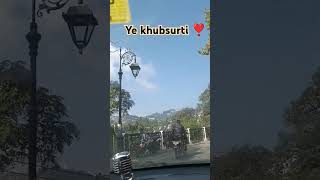 Ye khubsurat ❣️pahadi hills travel mussoorie uttarakhand shorts youtubeshorts [upl. by Akirdnuhs]