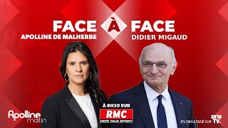 🔴 DIRECT  Lintégrale de linterview de Didier Migaud ministre de la Justice sur RMC [upl. by Yelena660]